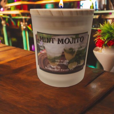 Mint Mojito 10oz Frosted Candle